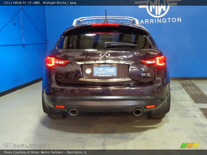 Midnight Mocha / Java 2011 Infiniti FX 35 AWD