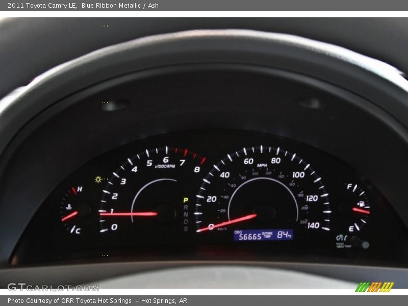 Blue Ribbon Metallic / Ash 2011 Toyota Camry LE