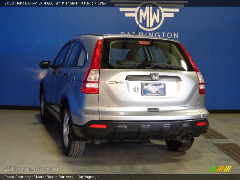Whistler Silver Metallic / Gray 2008 Honda CR-V LX 4WD