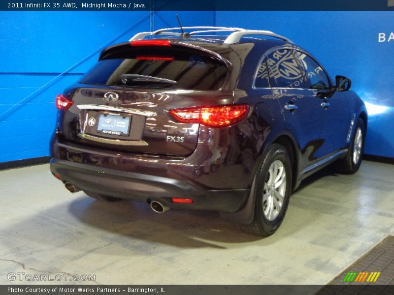 Midnight Mocha / Java 2011 Infiniti FX 35 AWD