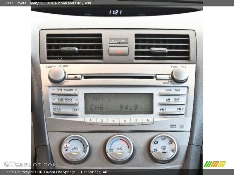 Blue Ribbon Metallic / Ash 2011 Toyota Camry LE