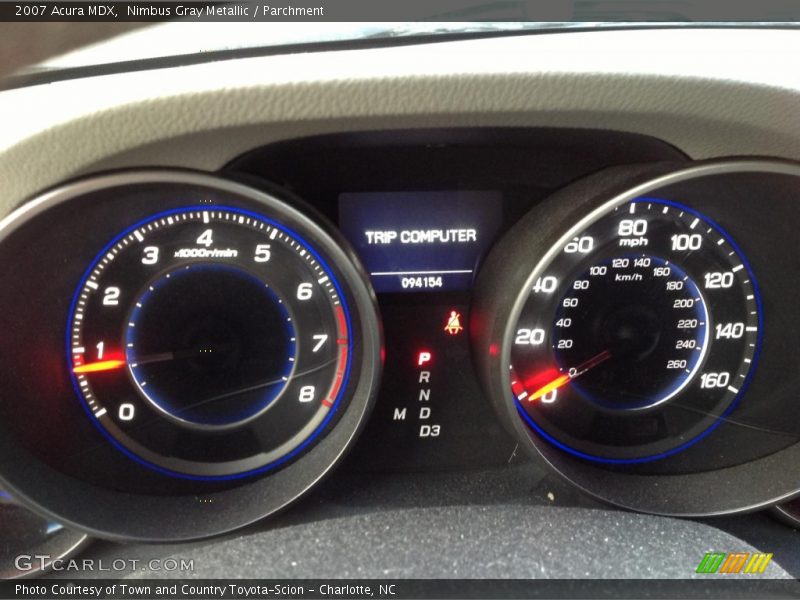 Nimbus Gray Metallic / Parchment 2007 Acura MDX