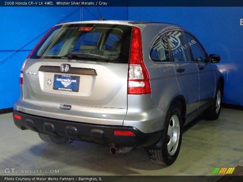 Whistler Silver Metallic / Gray 2008 Honda CR-V LX 4WD