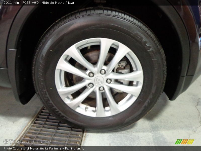 Midnight Mocha / Java 2011 Infiniti FX 35 AWD