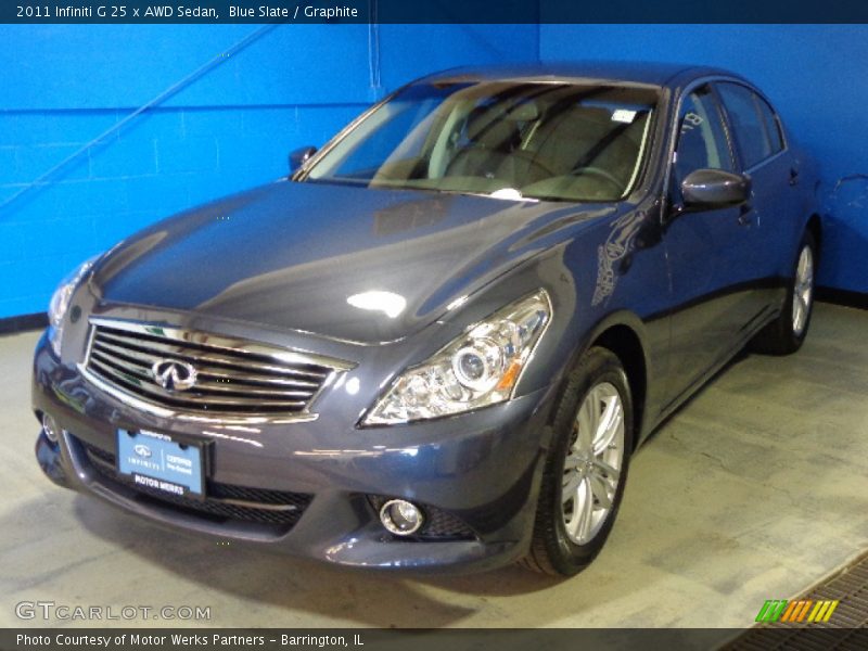 Blue Slate / Graphite 2011 Infiniti G 25 x AWD Sedan