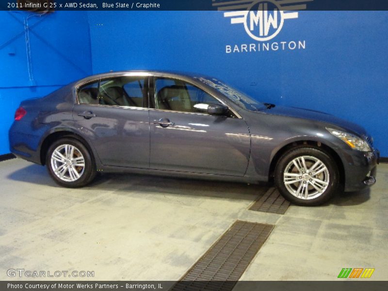 Blue Slate / Graphite 2011 Infiniti G 25 x AWD Sedan
