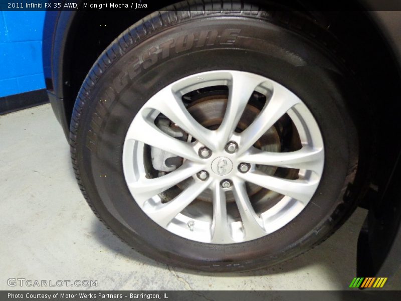 Midnight Mocha / Java 2011 Infiniti FX 35 AWD