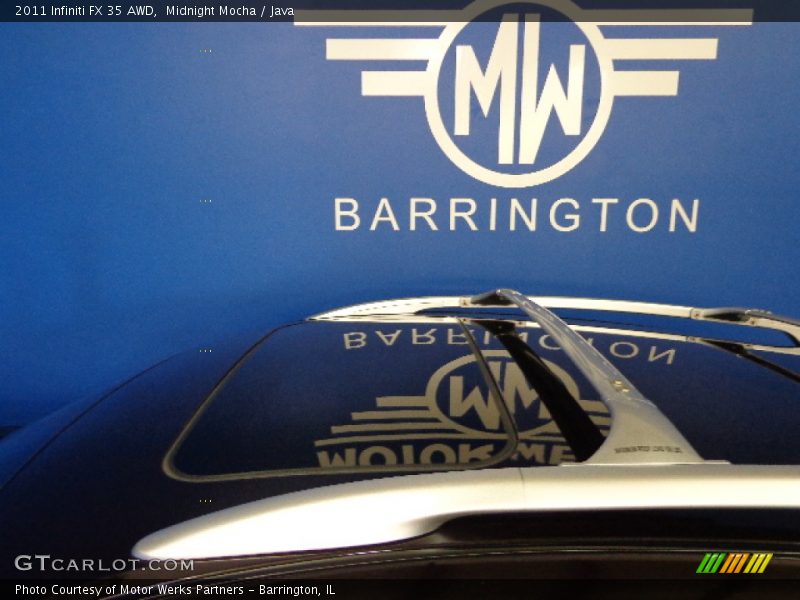 Midnight Mocha / Java 2011 Infiniti FX 35 AWD