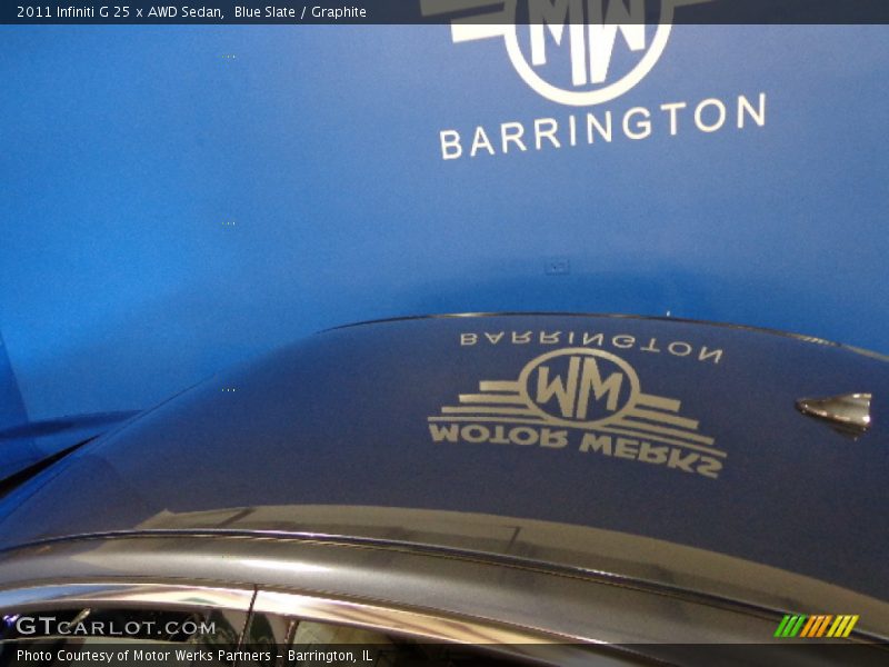 Blue Slate / Graphite 2011 Infiniti G 25 x AWD Sedan