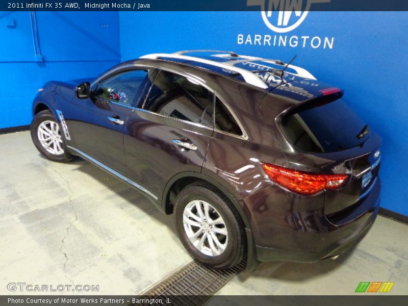 Midnight Mocha / Java 2011 Infiniti FX 35 AWD