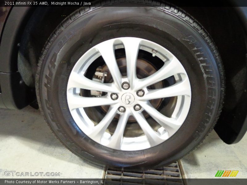 Midnight Mocha / Java 2011 Infiniti FX 35 AWD