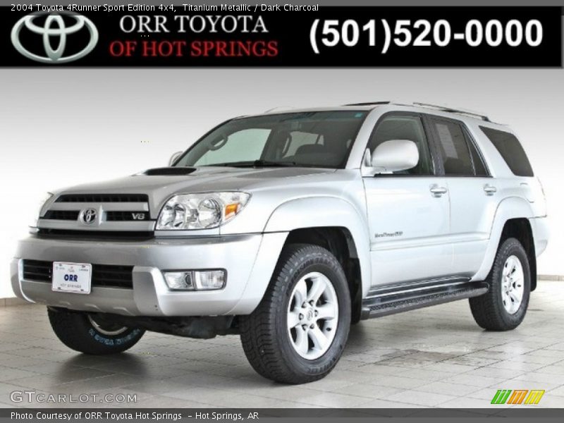 Titanium Metallic / Dark Charcoal 2004 Toyota 4Runner Sport Edition 4x4