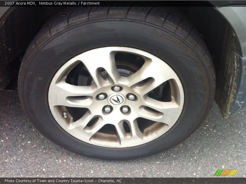 Nimbus Gray Metallic / Parchment 2007 Acura MDX