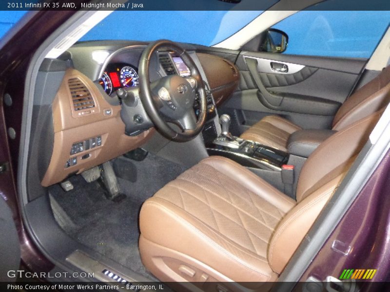 Midnight Mocha / Java 2011 Infiniti FX 35 AWD