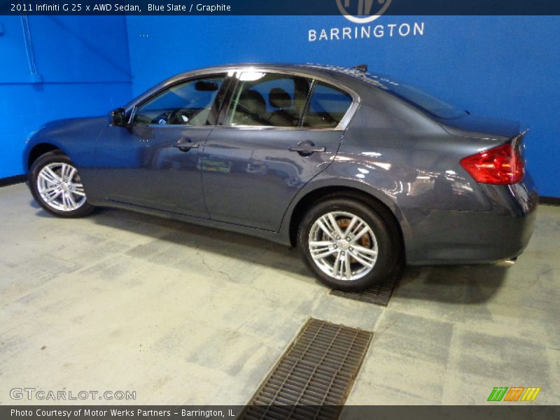 Blue Slate / Graphite 2011 Infiniti G 25 x AWD Sedan