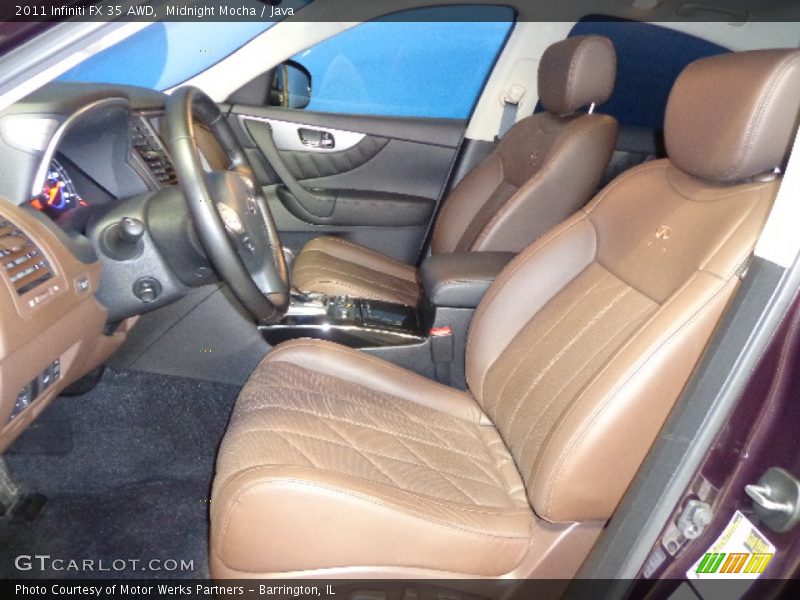 Midnight Mocha / Java 2011 Infiniti FX 35 AWD