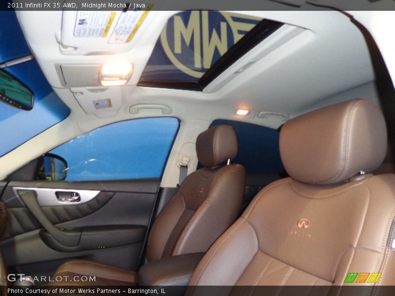 Midnight Mocha / Java 2011 Infiniti FX 35 AWD
