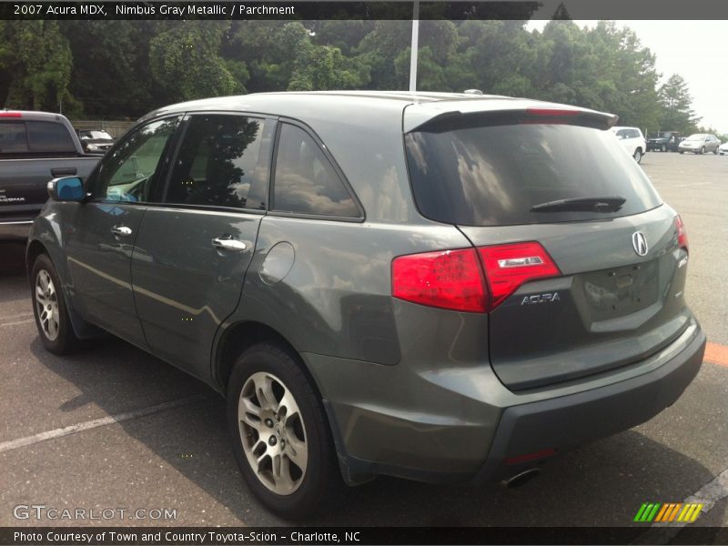 Nimbus Gray Metallic / Parchment 2007 Acura MDX