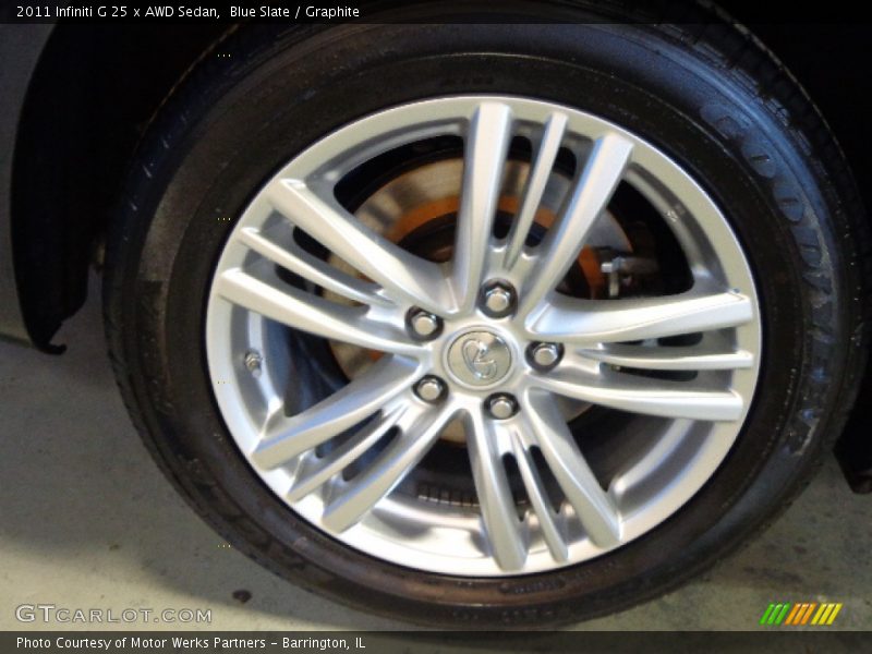 Blue Slate / Graphite 2011 Infiniti G 25 x AWD Sedan