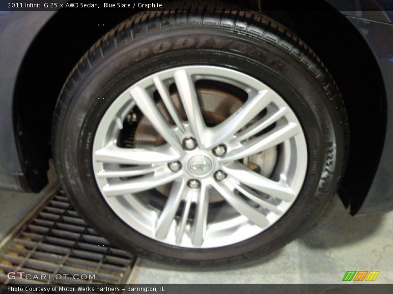 Blue Slate / Graphite 2011 Infiniti G 25 x AWD Sedan