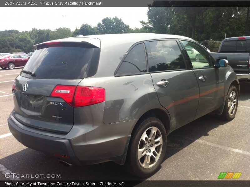 Nimbus Gray Metallic / Parchment 2007 Acura MDX