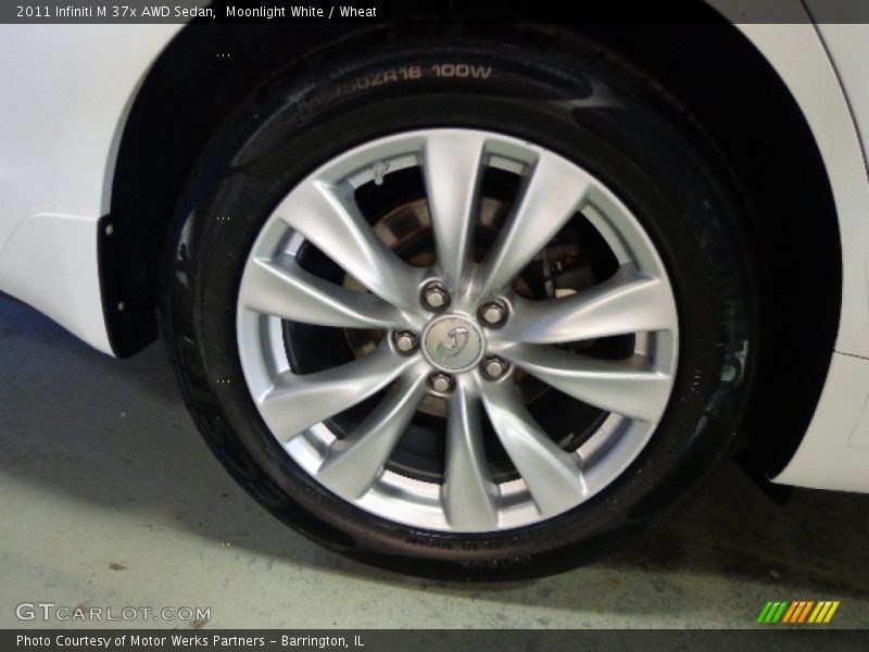 Moonlight White / Wheat 2011 Infiniti M 37x AWD Sedan