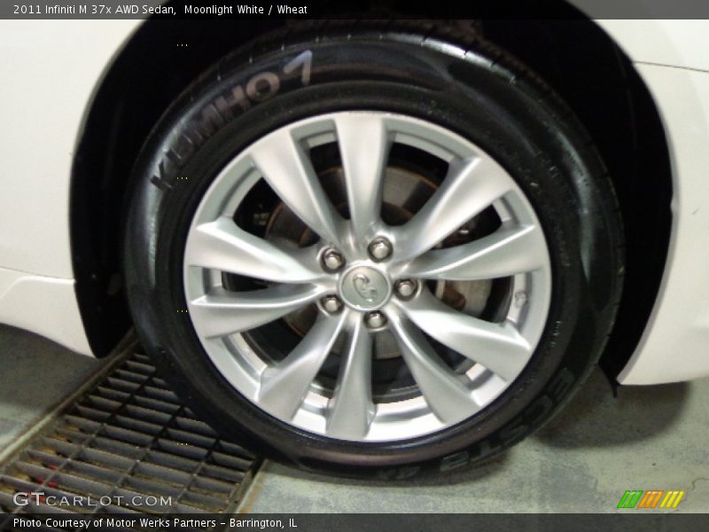 Moonlight White / Wheat 2011 Infiniti M 37x AWD Sedan