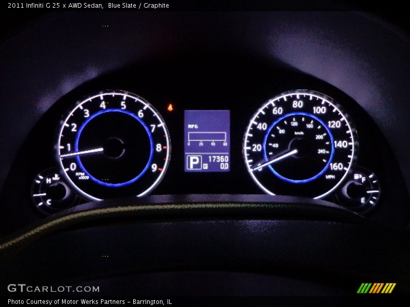Blue Slate / Graphite 2011 Infiniti G 25 x AWD Sedan