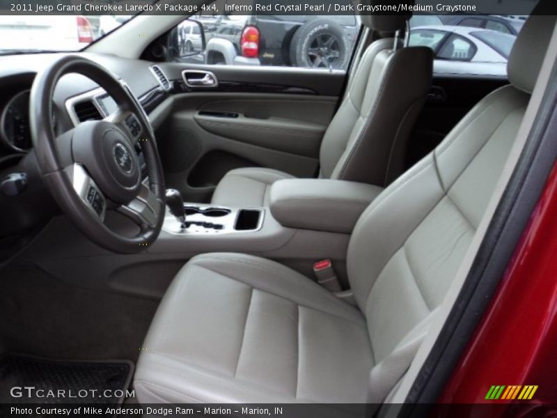 Inferno Red Crystal Pearl / Dark Graystone/Medium Graystone 2011 Jeep Grand Cherokee Laredo X Package 4x4