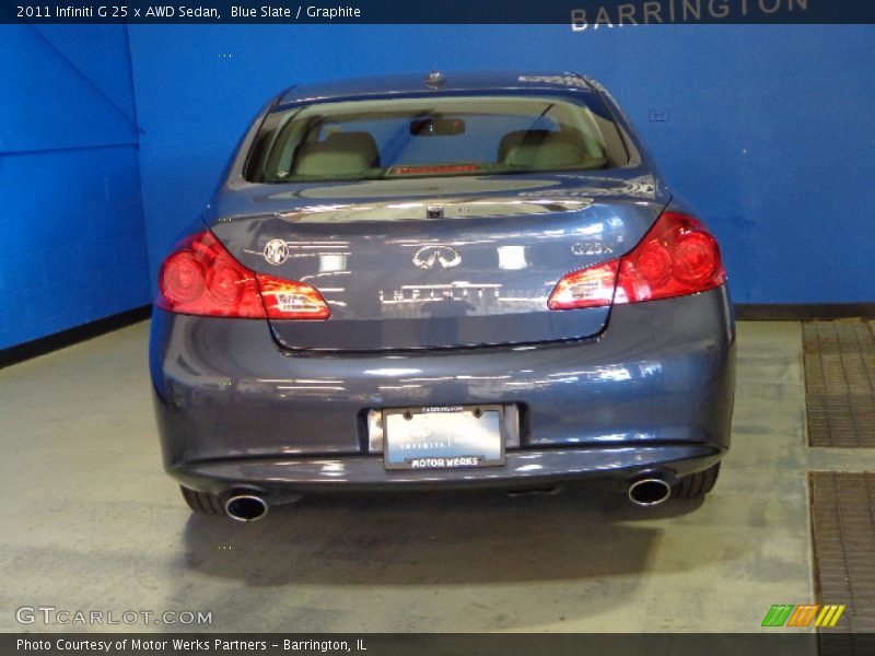 Blue Slate / Graphite 2011 Infiniti G 25 x AWD Sedan