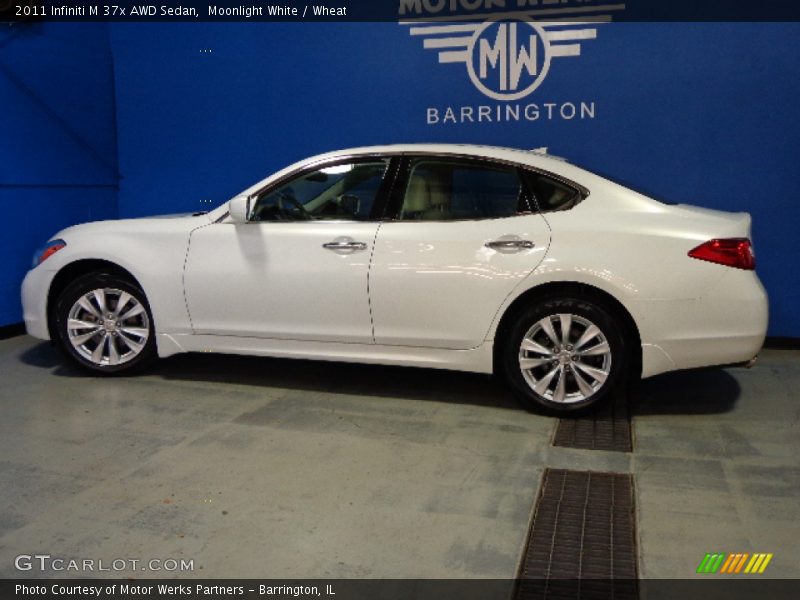Moonlight White / Wheat 2011 Infiniti M 37x AWD Sedan