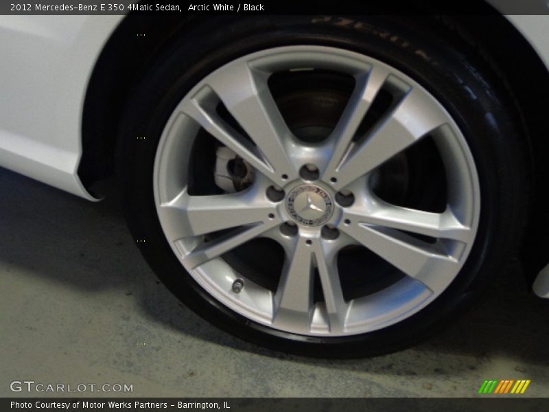 Arctic White / Black 2012 Mercedes-Benz E 350 4Matic Sedan