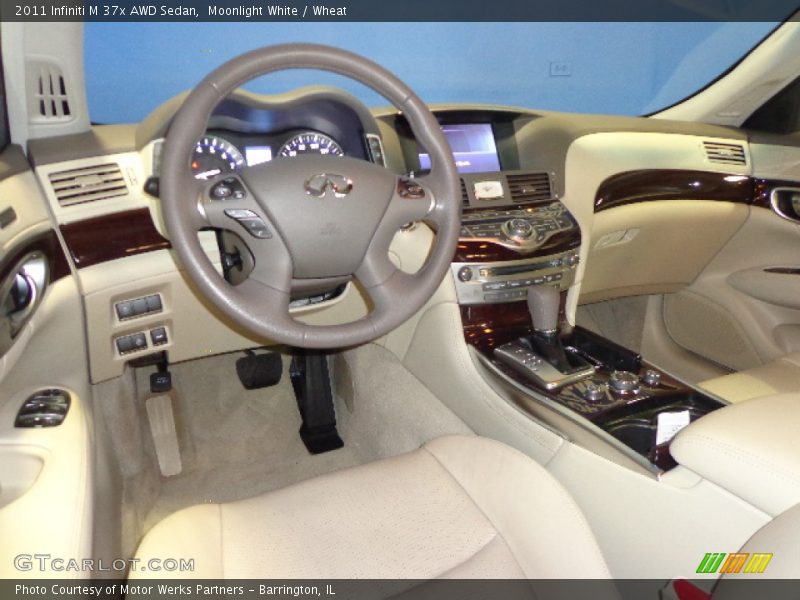Moonlight White / Wheat 2011 Infiniti M 37x AWD Sedan