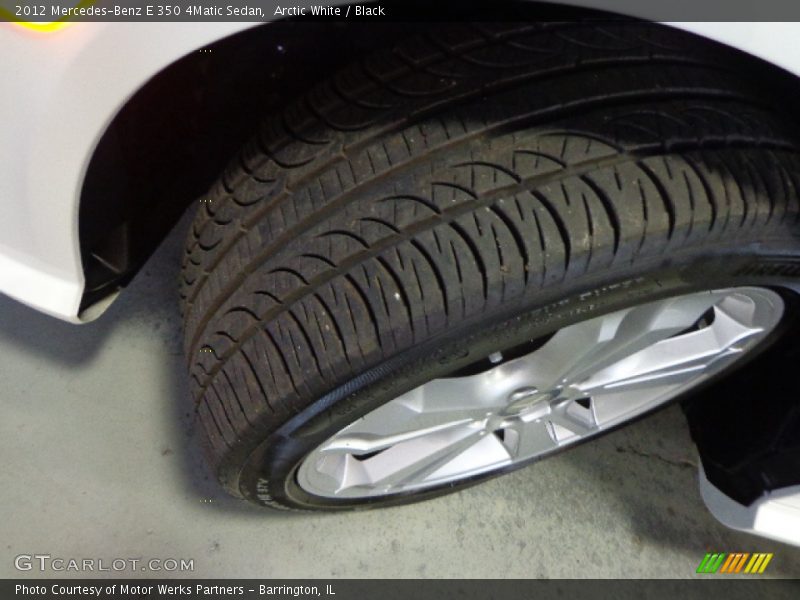 Arctic White / Black 2012 Mercedes-Benz E 350 4Matic Sedan