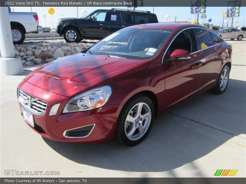 Flamenco Red Metallic / Off Black/Anthracite Black 2012 Volvo S60 T5