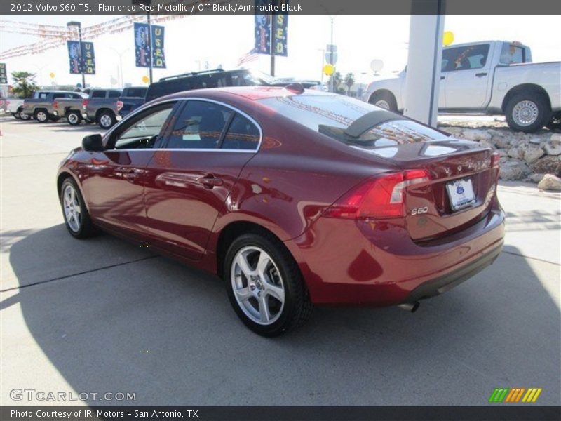 Flamenco Red Metallic / Off Black/Anthracite Black 2012 Volvo S60 T5
