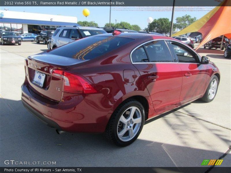 Flamenco Red Metallic / Off Black/Anthracite Black 2012 Volvo S60 T5