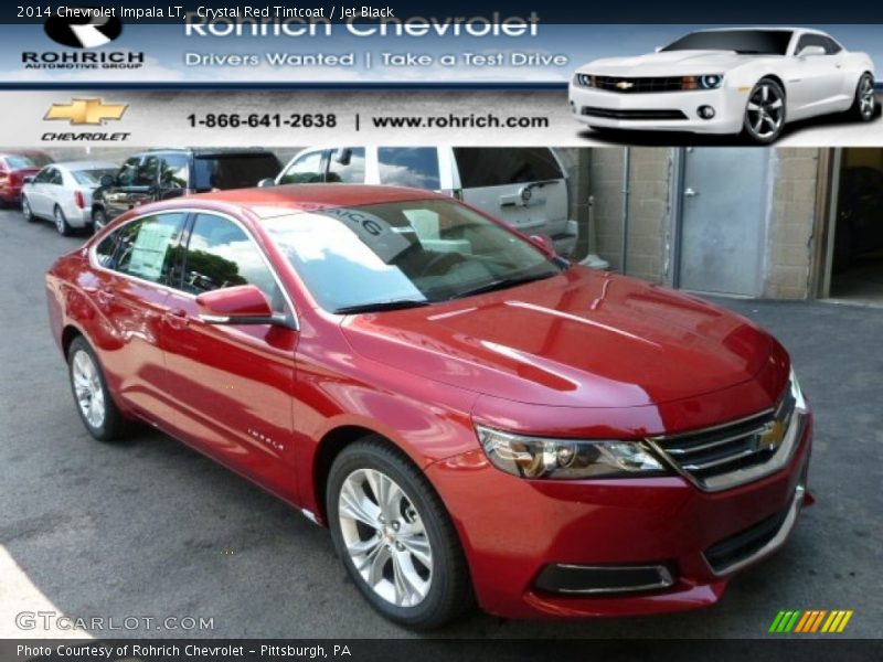 Crystal Red Tintcoat / Jet Black 2014 Chevrolet Impala LT