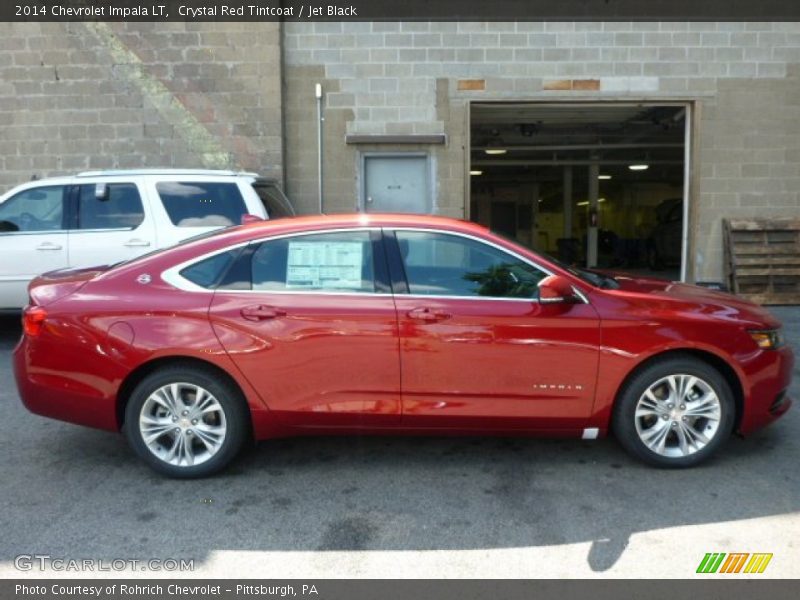 Crystal Red Tintcoat / Jet Black 2014 Chevrolet Impala LT