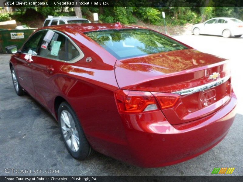 Crystal Red Tintcoat / Jet Black 2014 Chevrolet Impala LT