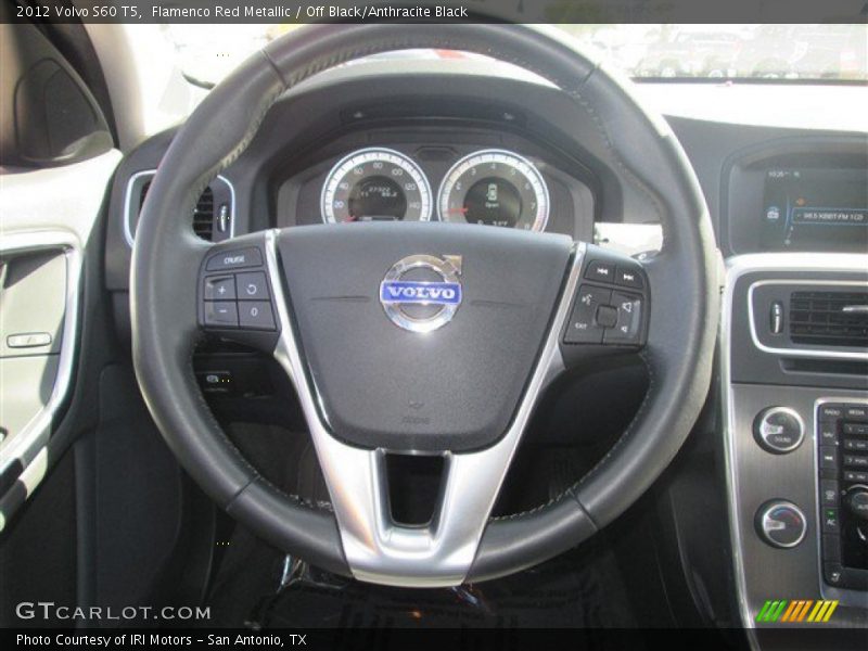 Flamenco Red Metallic / Off Black/Anthracite Black 2012 Volvo S60 T5