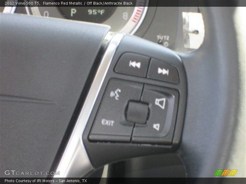 Flamenco Red Metallic / Off Black/Anthracite Black 2012 Volvo S60 T5