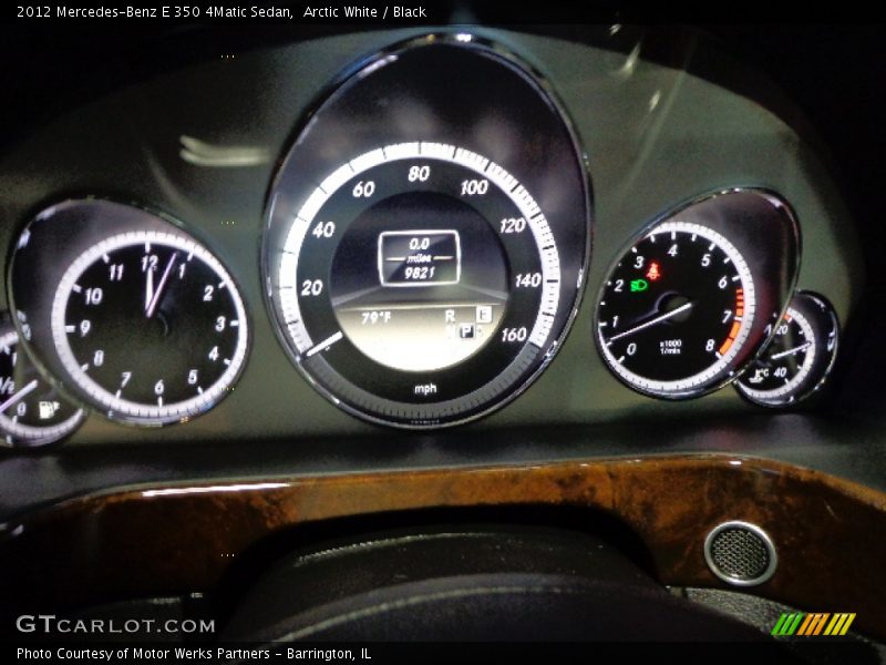 Arctic White / Black 2012 Mercedes-Benz E 350 4Matic Sedan