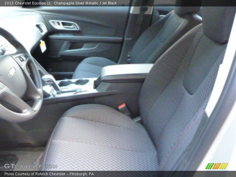 Champagne Silver Metallic / Jet Black 2013 Chevrolet Equinox LS