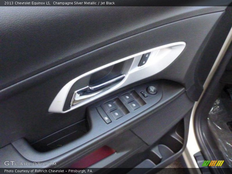 Champagne Silver Metallic / Jet Black 2013 Chevrolet Equinox LS