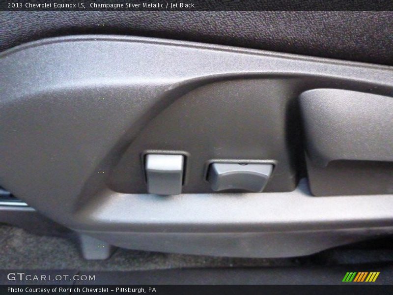 Champagne Silver Metallic / Jet Black 2013 Chevrolet Equinox LS
