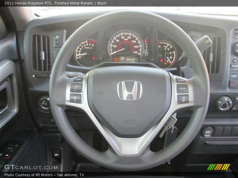 Polished Metal Metallic / Black 2011 Honda Ridgeline RTS