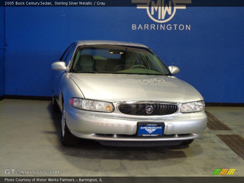 Sterling Silver Metallic / Gray 2005 Buick Century Sedan