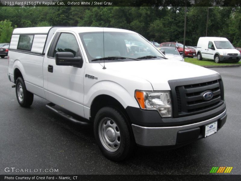 Oxford White / Steel Gray 2011 Ford F150 STX Regular Cab