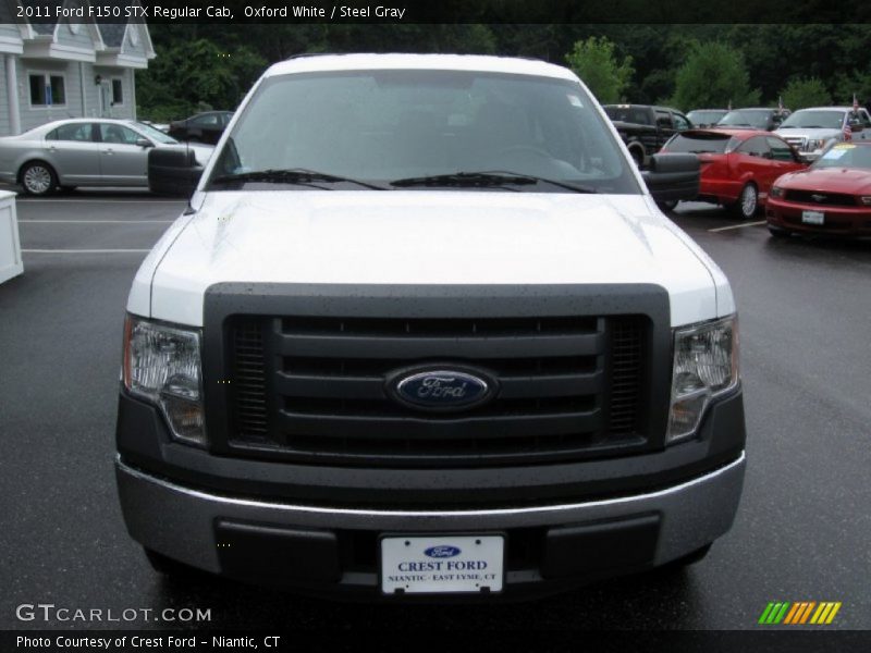 Oxford White / Steel Gray 2011 Ford F150 STX Regular Cab
